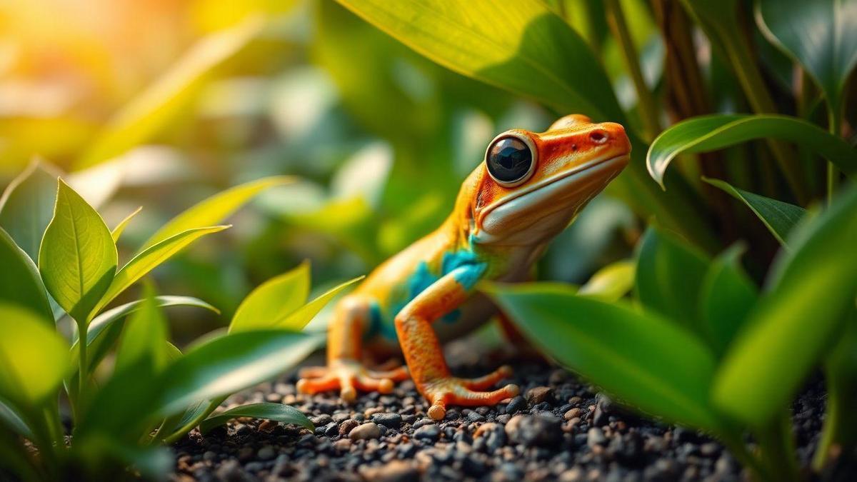 Choosing the right lighting for exotic amphibians