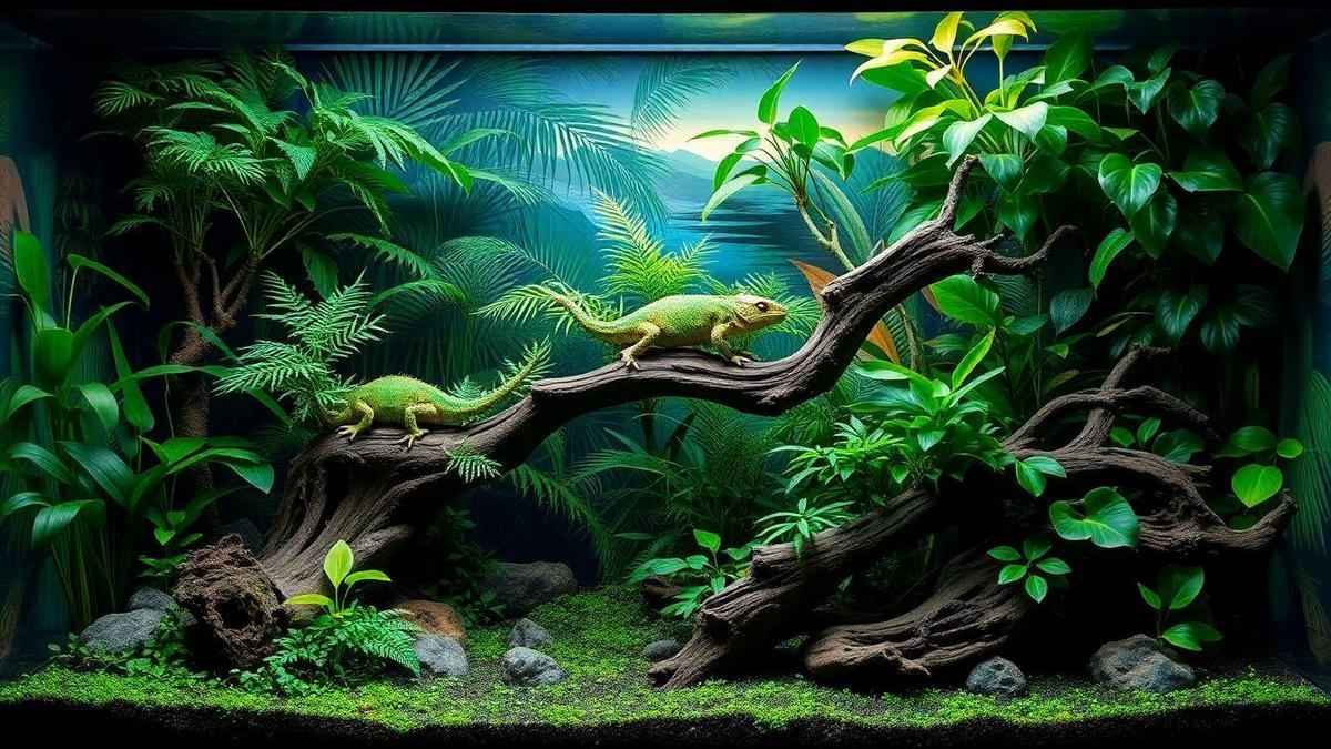 How to set up a bioactive enclosure for chameleons