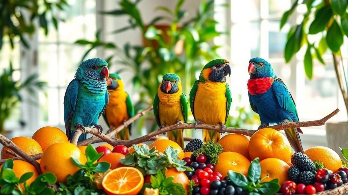 Organic Diet Plans for Exotic Birds’ Feathers