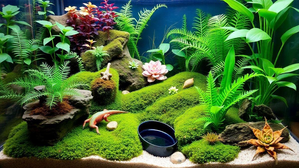 Safe plants to include in exotic pet environments