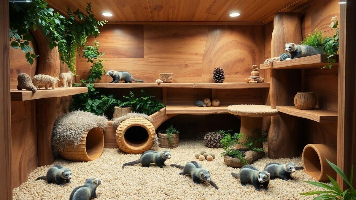 Crafting Personalized Enclosures for Exotic Ferrets