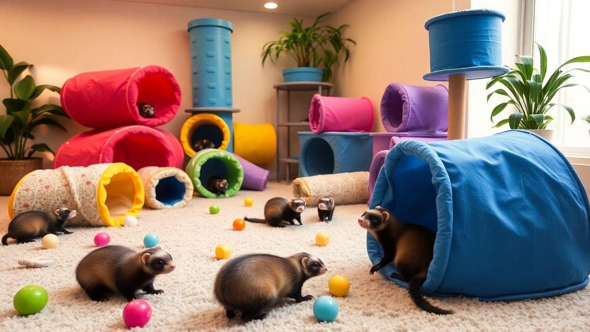 Creating Indoor Play Areas for Ferrets