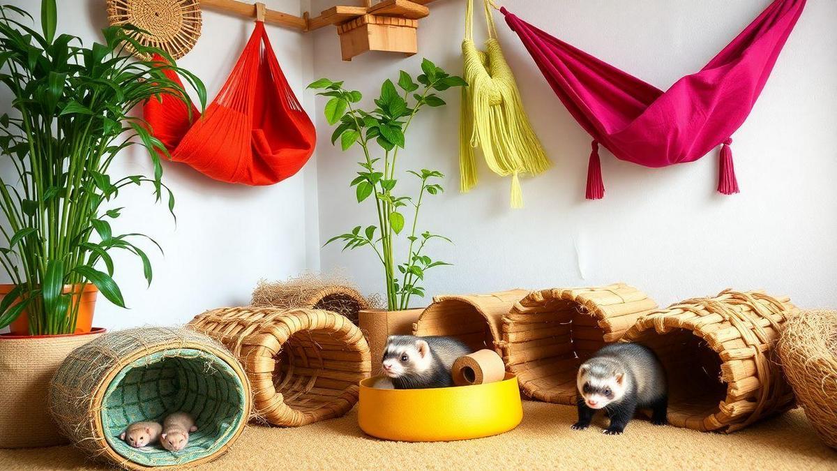 DIY Projects for Enriching Ferret Spaces Fun