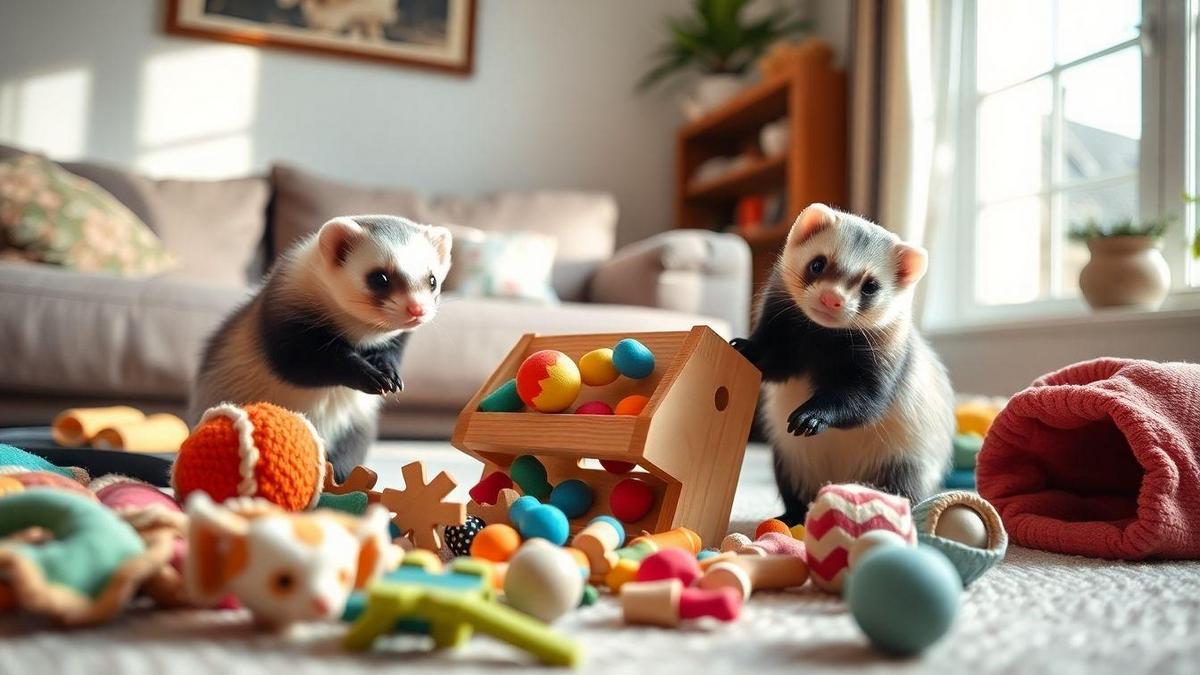 DIY Toys and Puzzles for Happy Ferrets