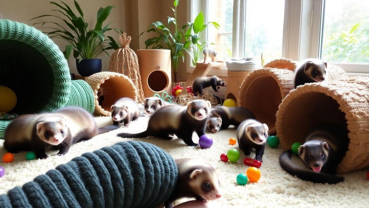 Environmental enrichment for indoor ferrets made easy