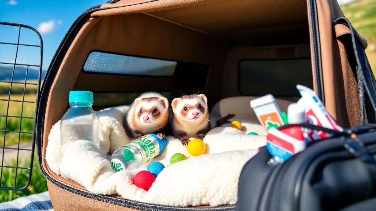 Essentials for Traveling with Exotic Ferrets