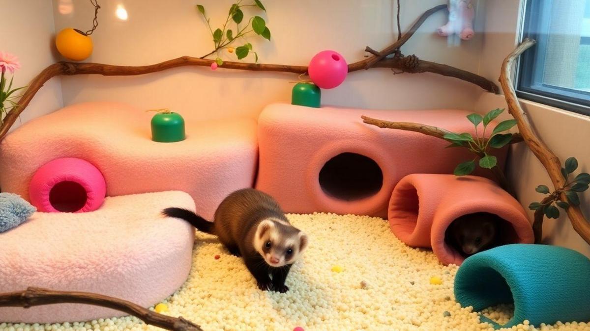 Habitat Setup for an Exotic Ferret Made Easy