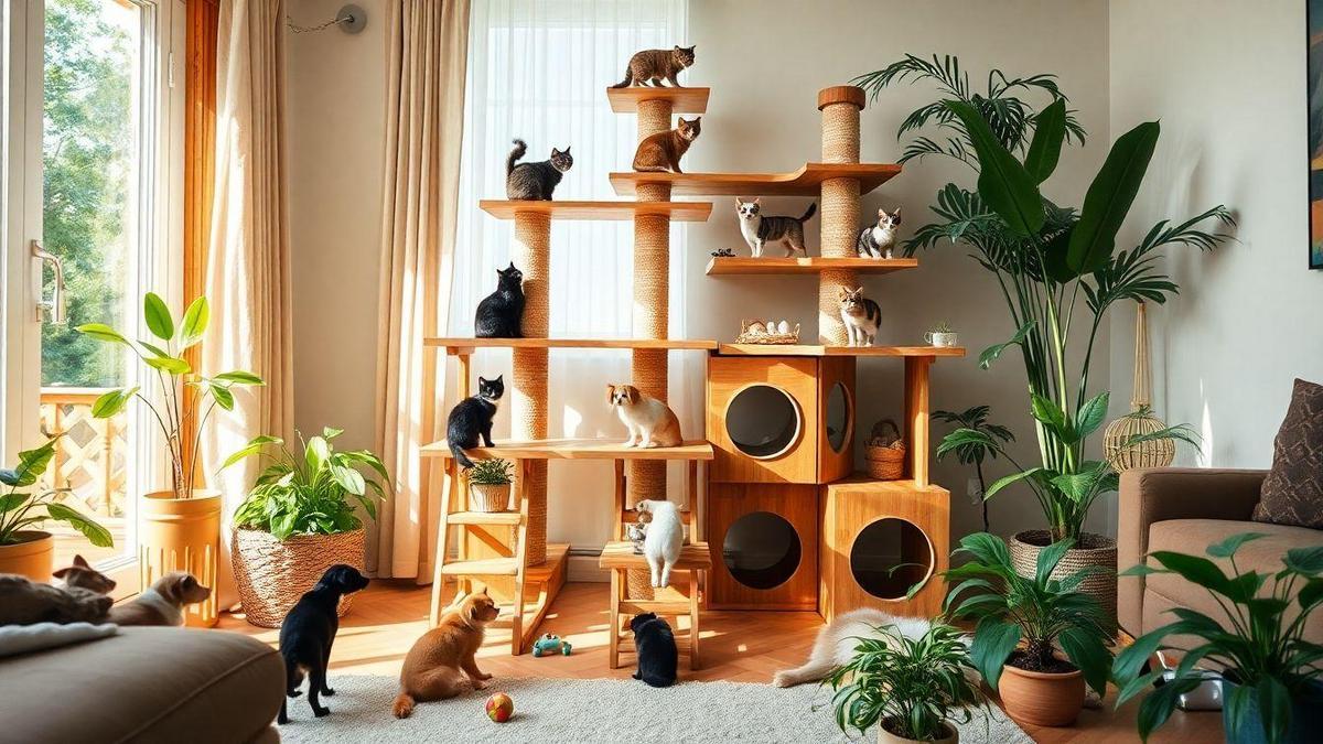 How to Create a Climbing Structure for Pets