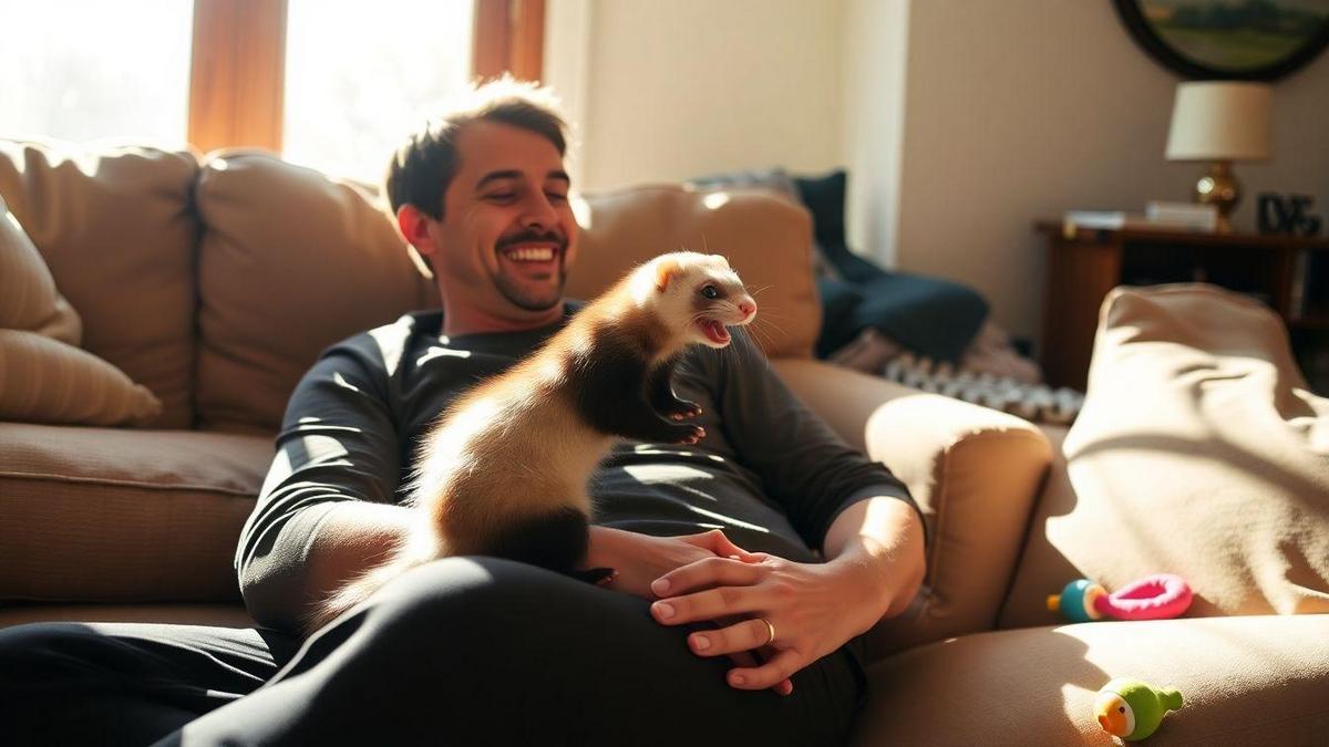 Understanding the bond between ferrets and people