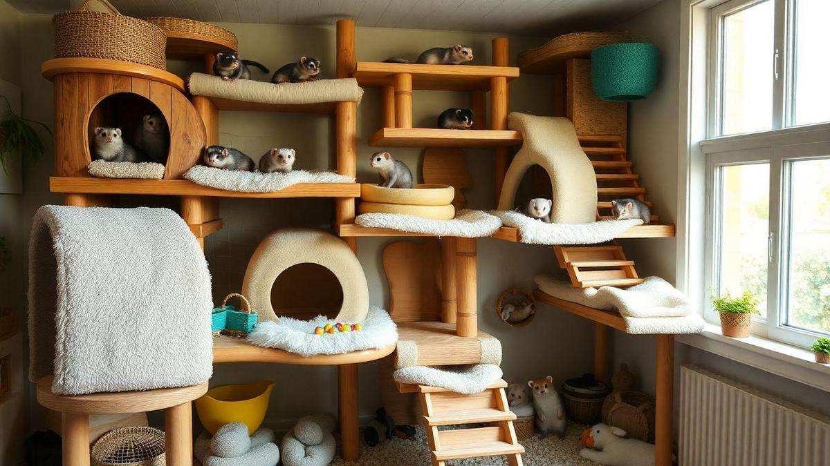 How to Construct a MultiStory Habitat for Ferrets Easily