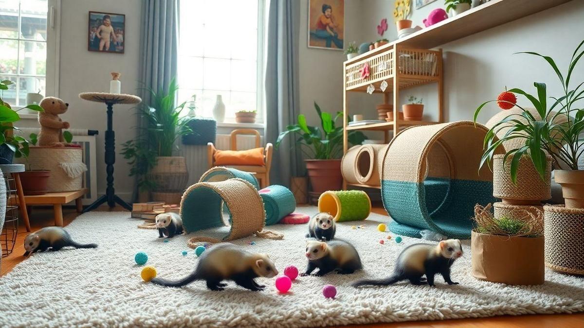 How to Create a Stimulating Environment for Ferrets