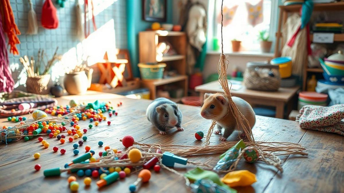 Crafting DIY Toys for Small Exotic Animals Fun