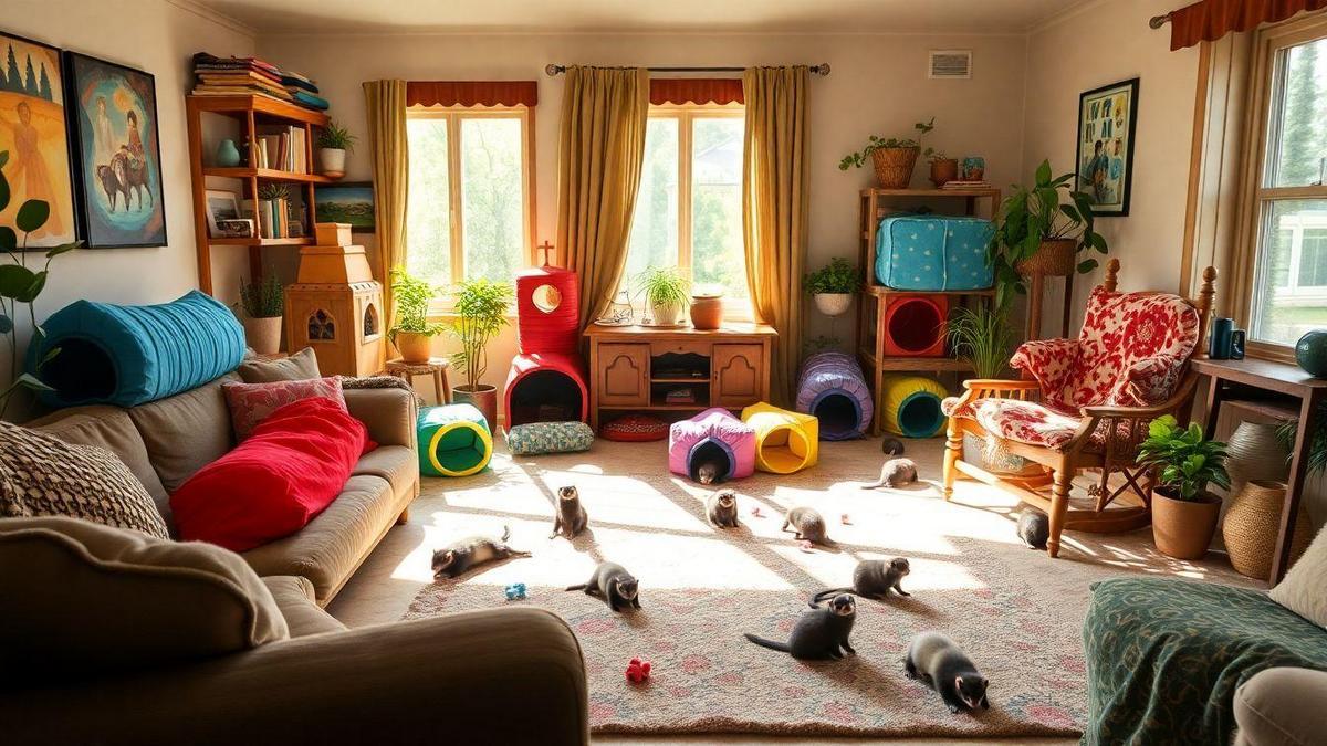 Crafting Ferret Adventure Zones at Home Fun