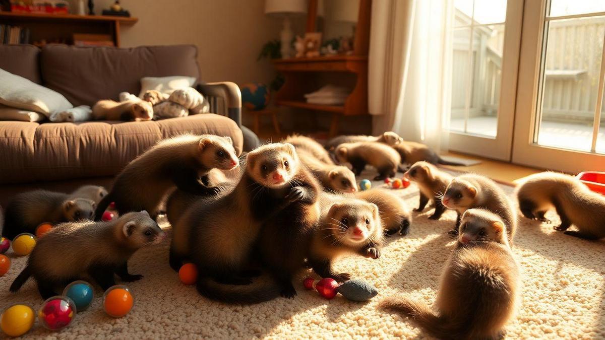 Detailed Analysis of Ferret Social Life