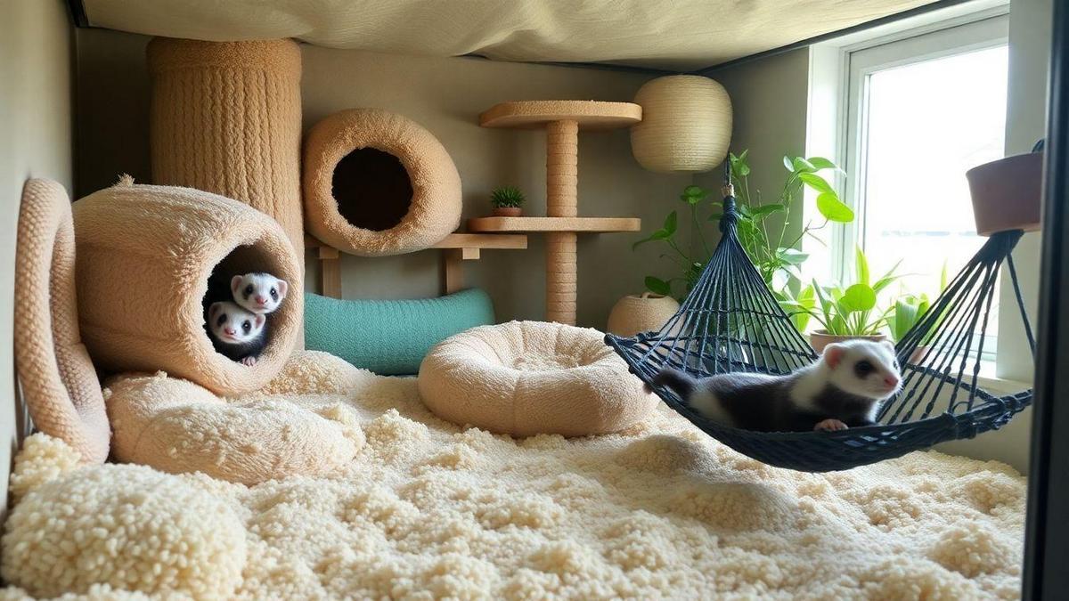 Essential Environmental Needs for Happy Ferrets