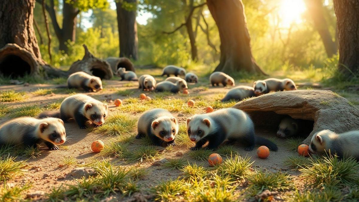 Exploring Ferret Behavioral Needs Through Time