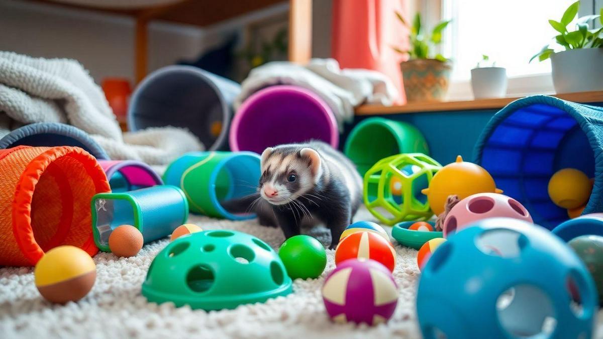 Ferret Enrichment with Fun Interactive Toys