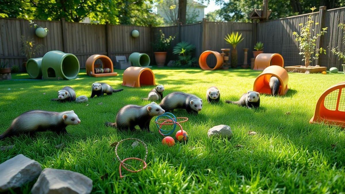 How to Create Outdoor Activities for Ferrets Easily