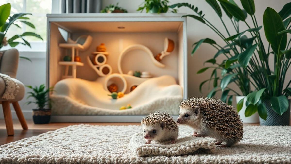 Set Up Guidelines for Exotic Hedgehog Habitats