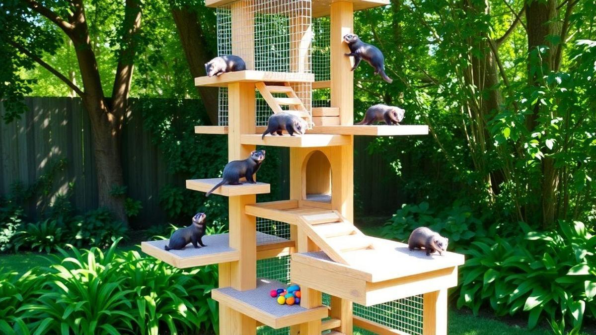StepbyStep Process for Constructing Ferret Towers