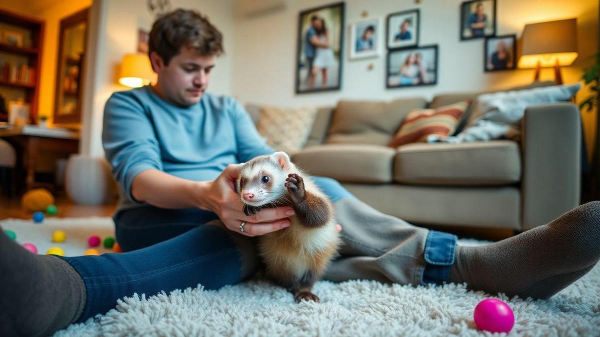Techniques to Build a Bond with Rescue Ferrets
