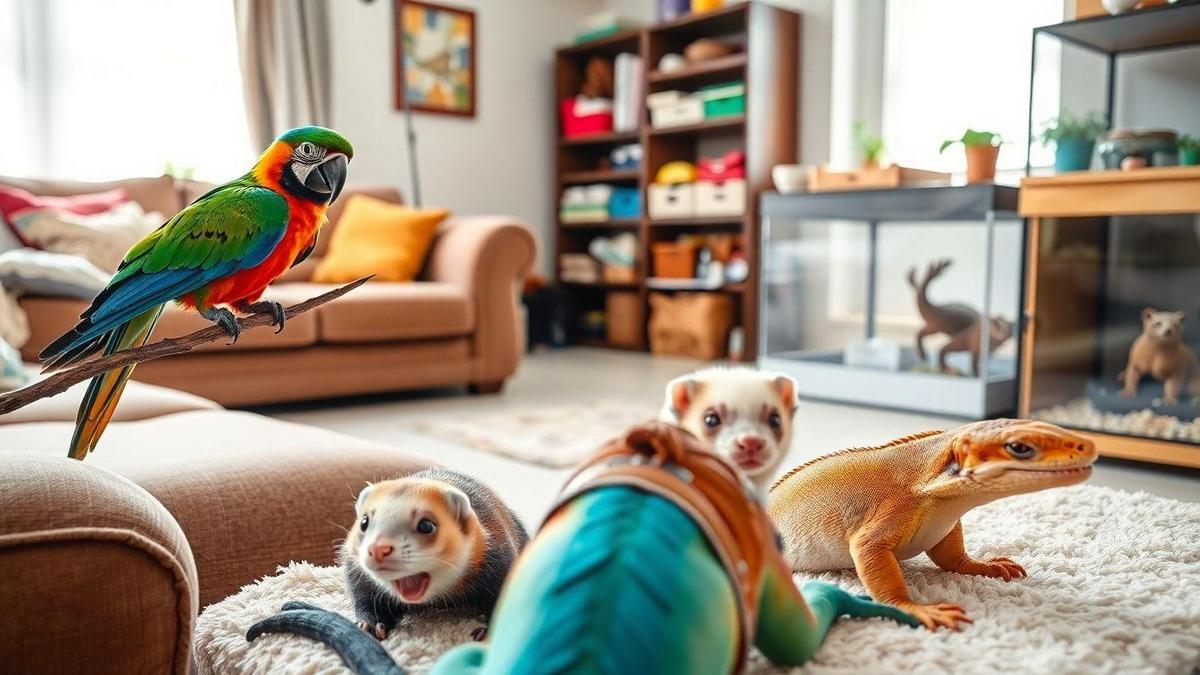 Tips for Maintaining Cleanliness with Exotic Pets