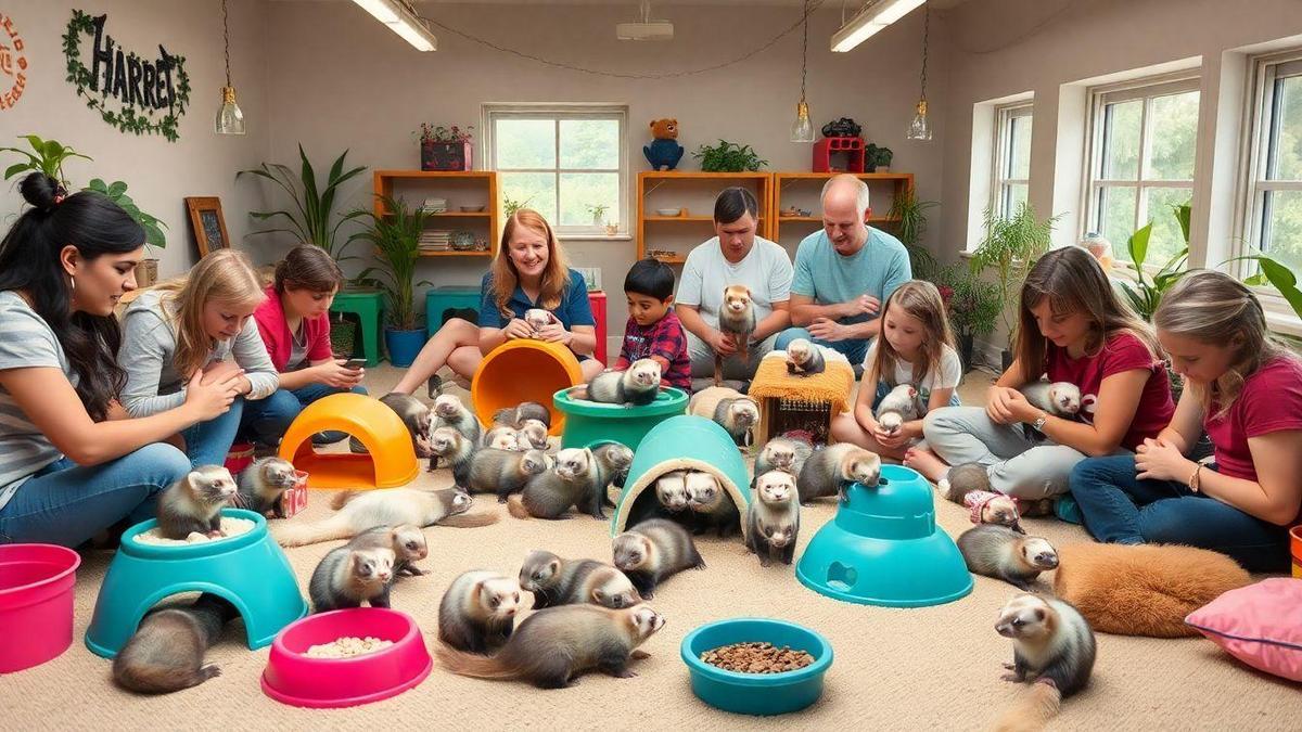 Comprehensive Support for Ferret Rescue Groups