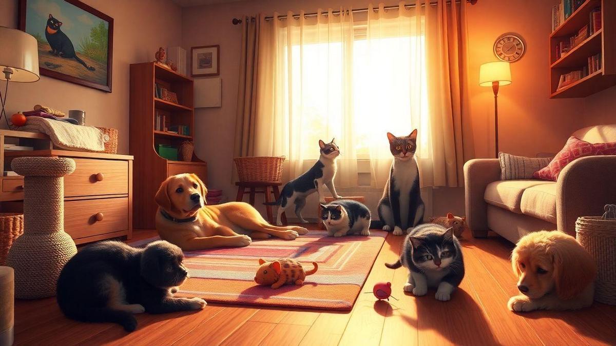 Monitoring Social Dynamics in MultiPet Homes