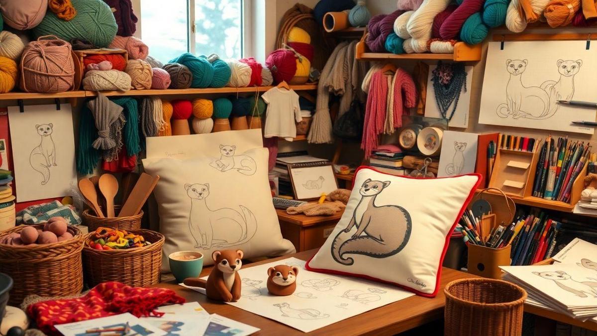 Techniques for Crafting Ferret-Themed Projects