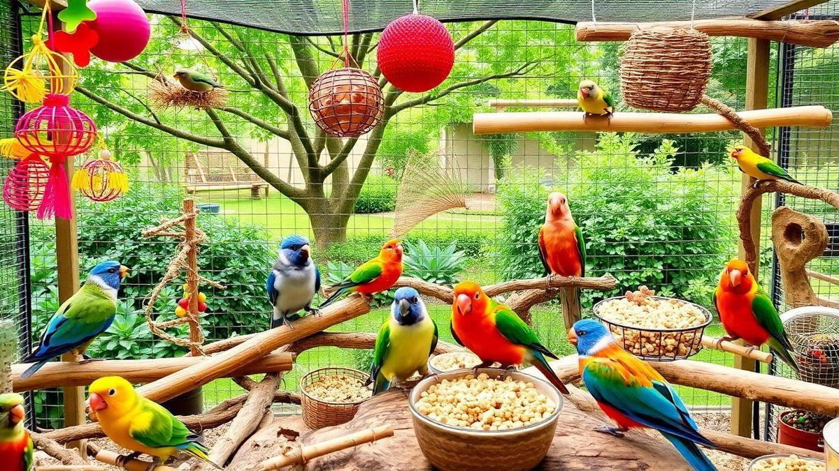 The Importance of Environmental Enrichment for Birds