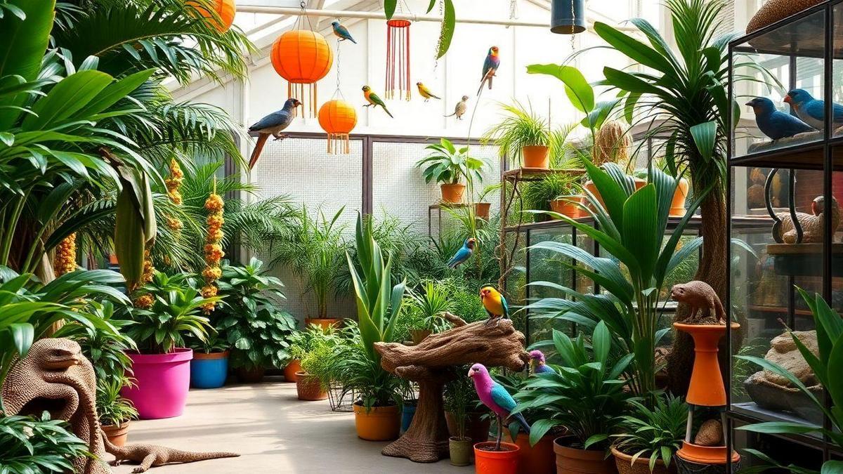 The Role of Color in Exotic Pet Zones
