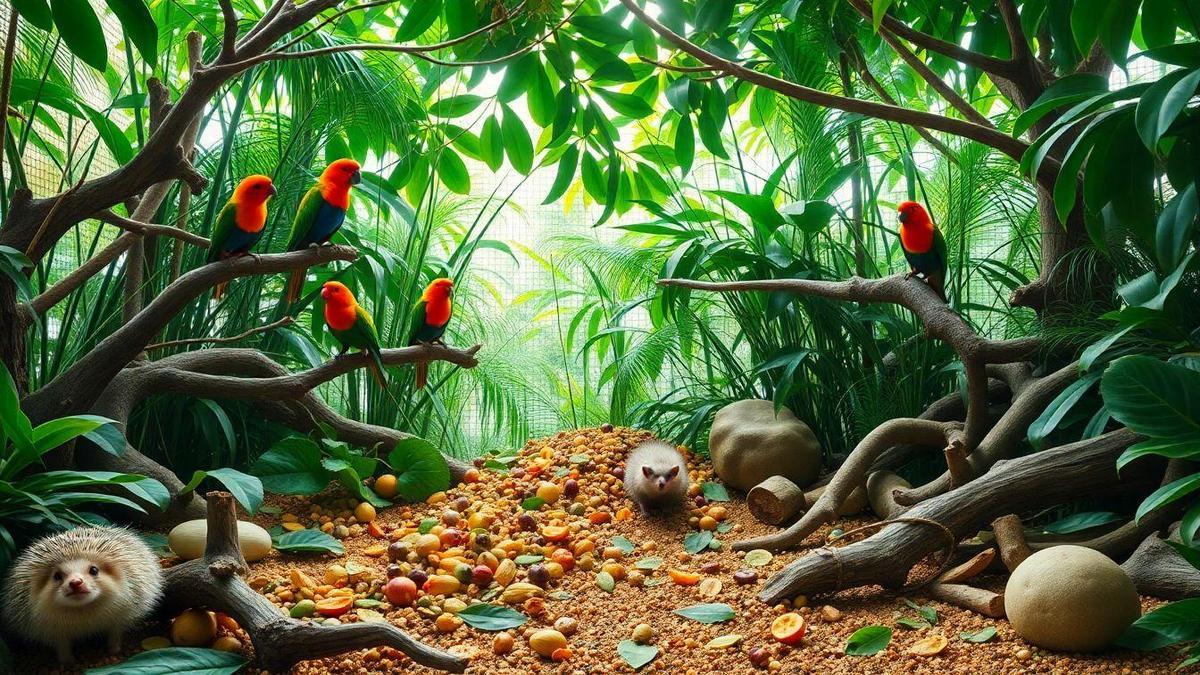 The Role of Foraging in Exotic Pet Habitats