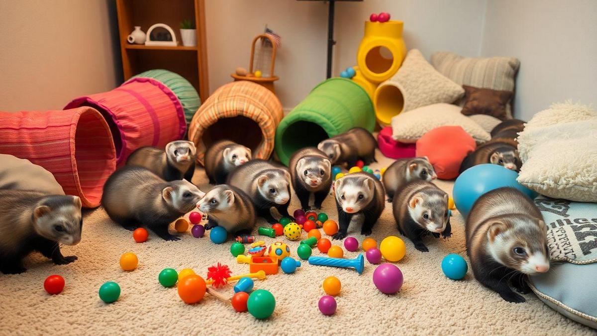 Strategies for Managing Ferret Group Playtime Fun